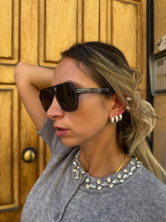 OCCHIALI MASCHERINA GRIGIA