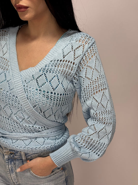 MAGLIONCINO LUNARIA AZZURRO