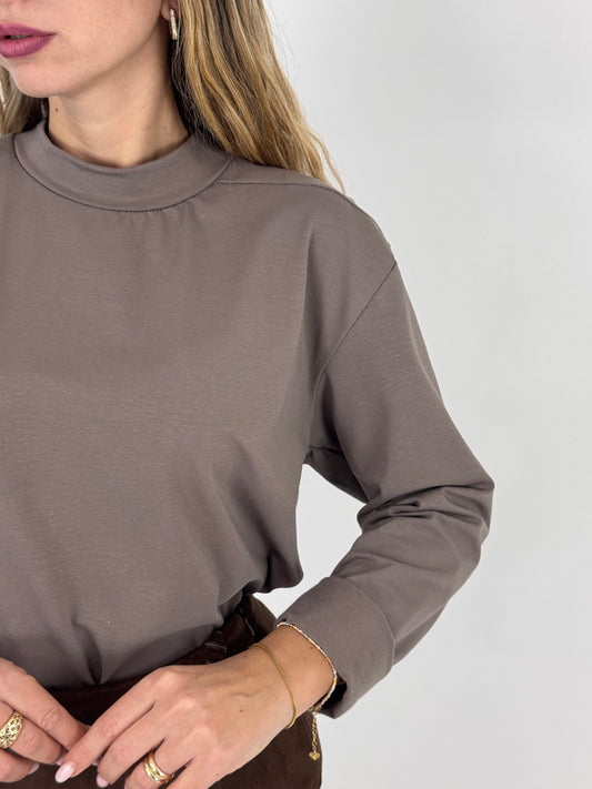 MAGLIETTINA BASIC TORTORA