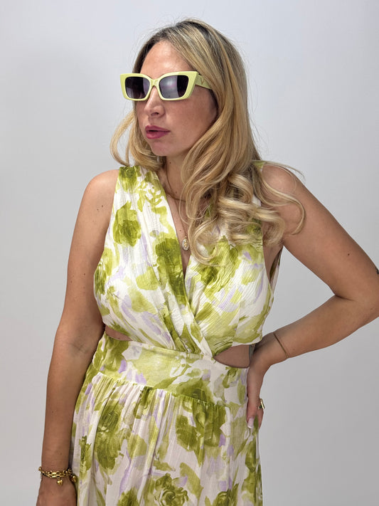 VESTITO CLAIRE VERDE