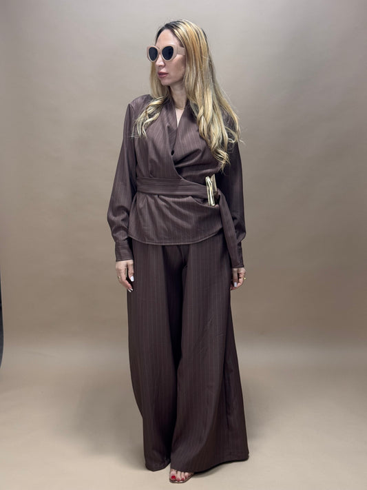 COORDINATO PIETRA MARTELLATA CHOCO