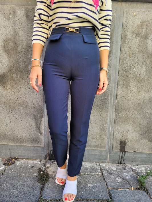 PANTALONE ELEGANCE BLU