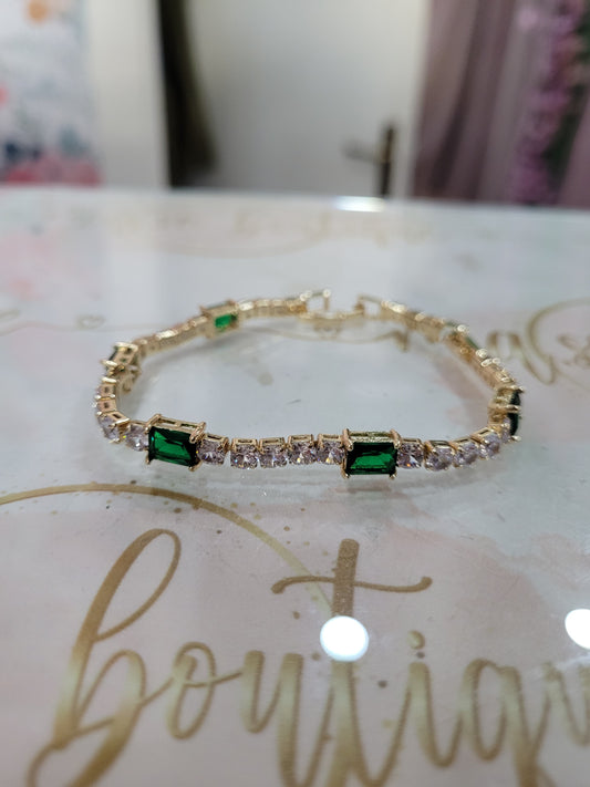 BRACCIALE SMERALDO VERDE