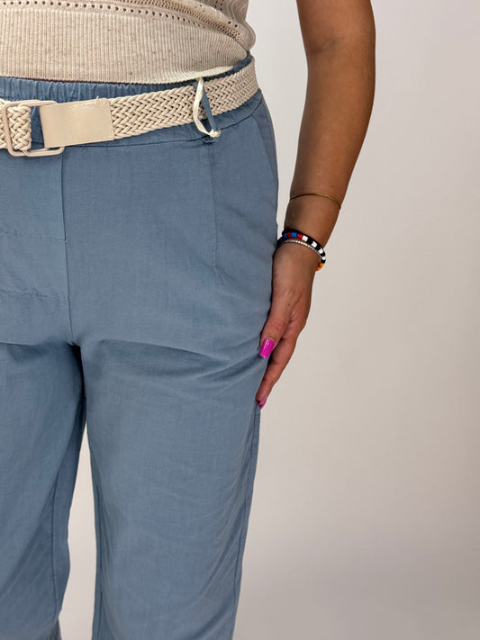 PANTALONE OWEN AZZURRO