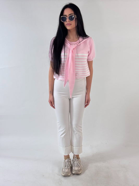 PANTALONE DAFNE BIANCO