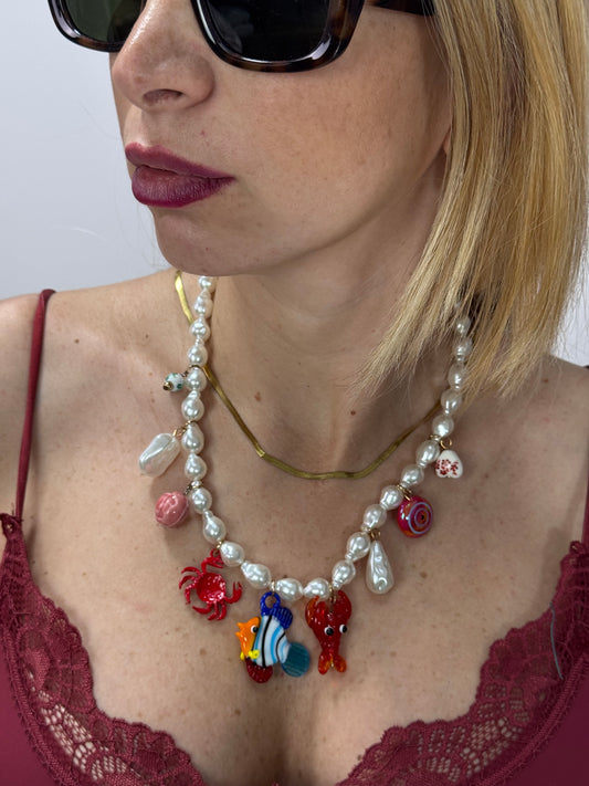 COLLANA PERLE E CHARME MARINI