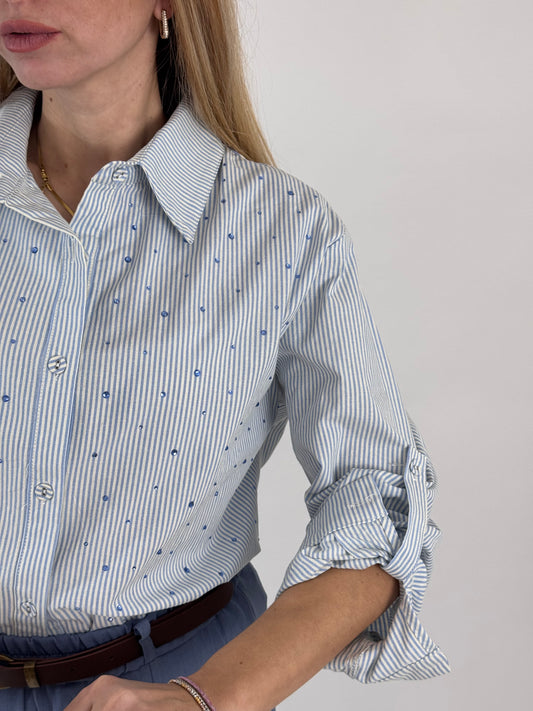 CAMICIA BRENDA AZZURRA
