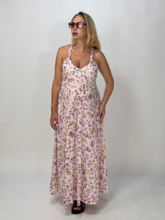 VESTITO TIANA FIORI LILLA