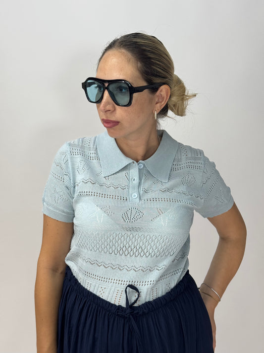 POLO OWEN AZZURRA