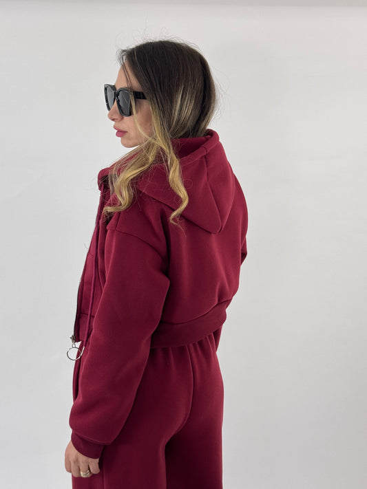 COORDINATO 3 PEZZI JIMMY BORDEAUX