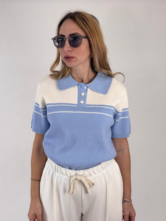 MAGLIONCINO TOKYO AZZURRO