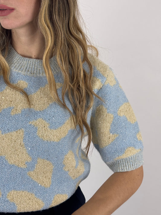 MAGLIONCINO LISBONA AZZURRO