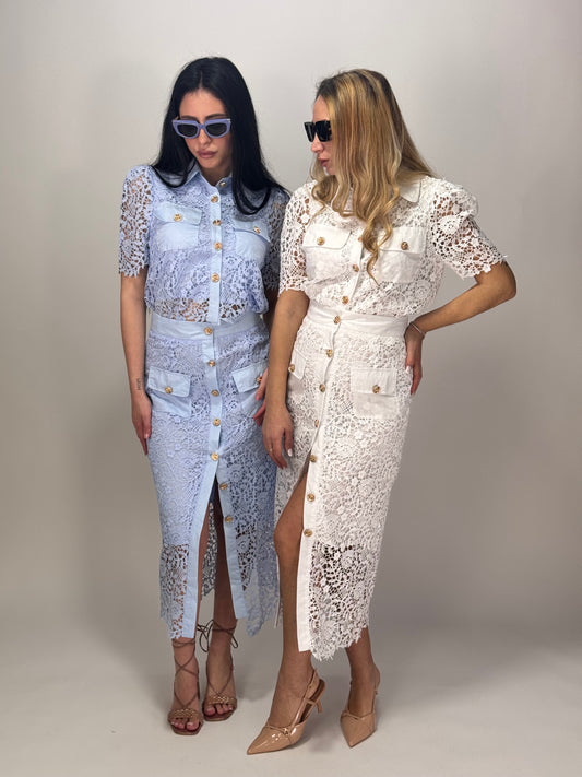 COORDINATO IOLE AZZURRO