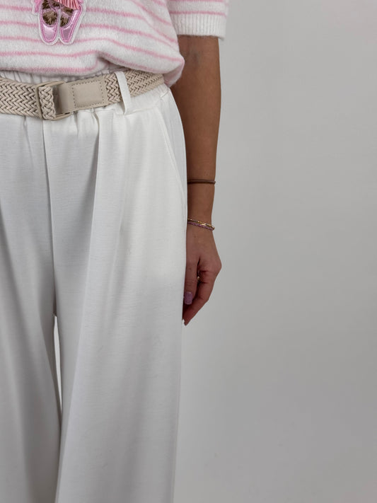 PANTALONE ESTER PALAZZO BIANCO