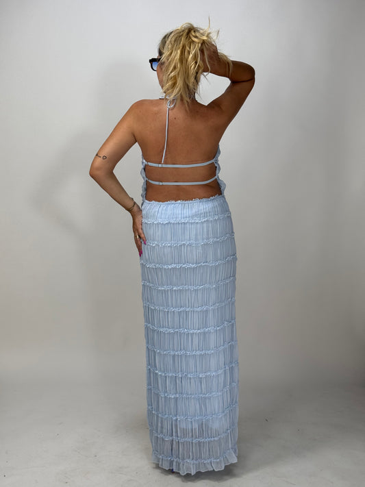 VESTITO FABIOLA AZZURRO
