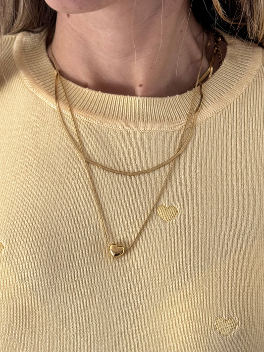 COLLANA ELODEA CUORE