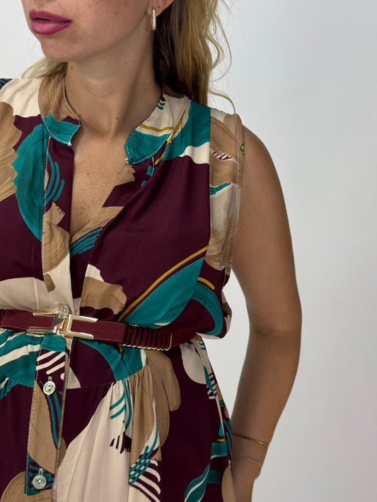 VESTITO MINERVA BORDEAUX
