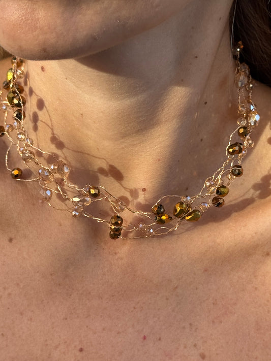 COLLANA GOLDEN CASCADE