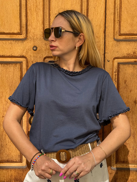T-SHIRT IRMA BLU