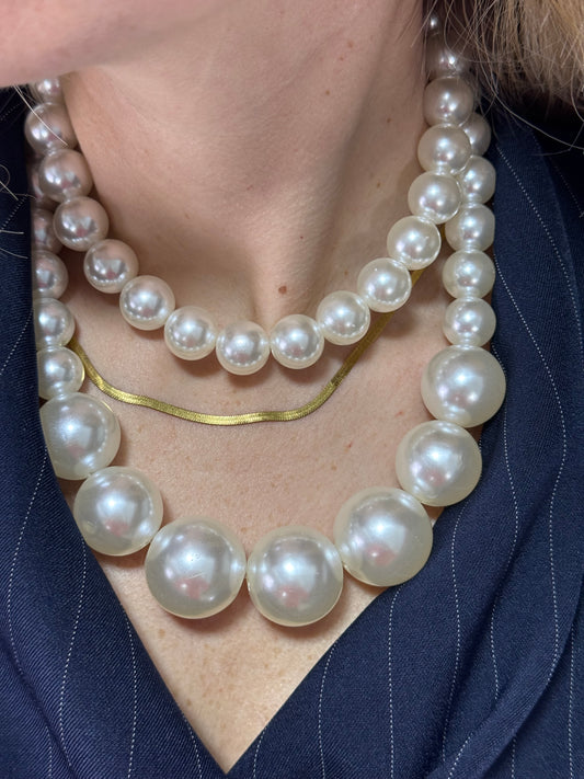 COLLANA JESSY PERLE BIANCHE
