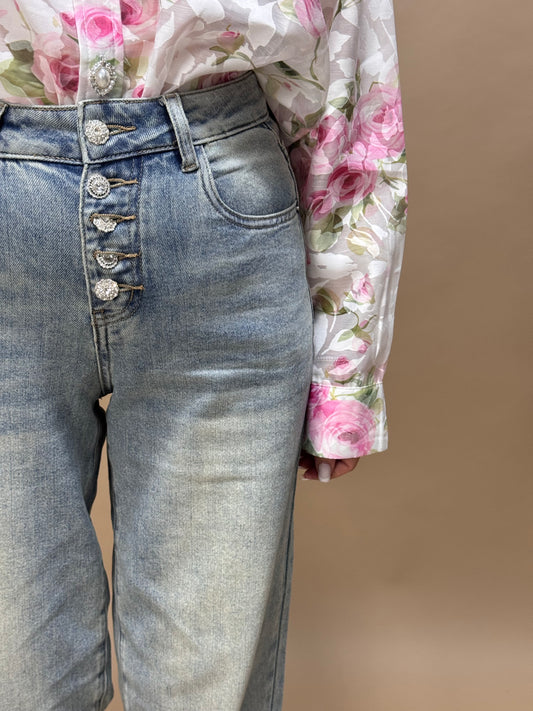 JEANS SANDY BOTTONCINI