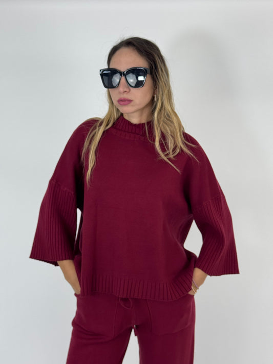 COORDINATO KYLIE BORDEAUX
