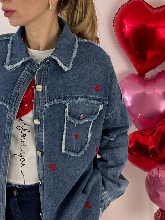 CAMICIONE JEANS LOVE