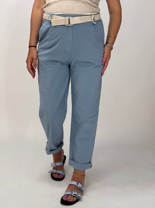 PANTALONE OWEN AZZURRO