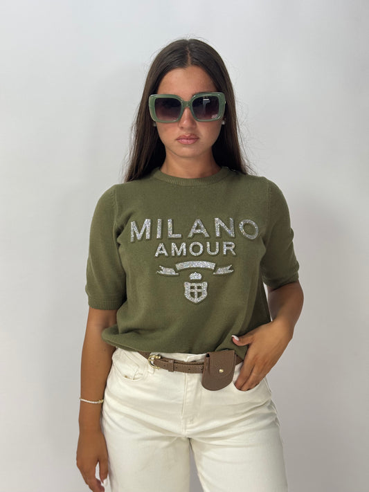 MAGLIONCINO MILANO AMOUR VERDE