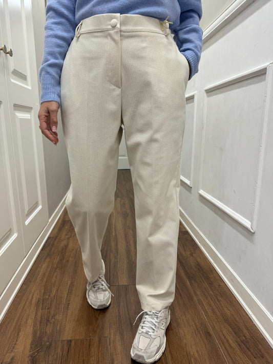 PANTALONE GIULY VELLUTO RIGATO