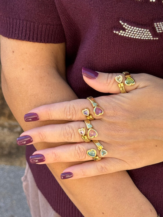 ANELLO DOPPIO CUORE