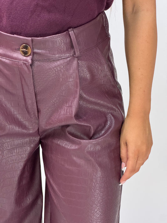 PANTALONE NIVES BORDEAUX