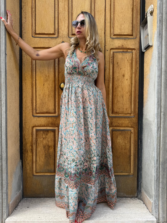 VESTITO DJERBA GREEN