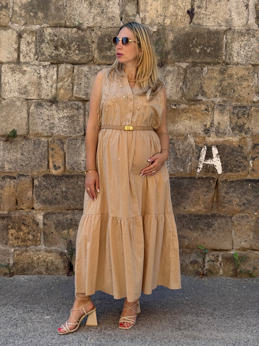 VESTITO SELENE BEIGE