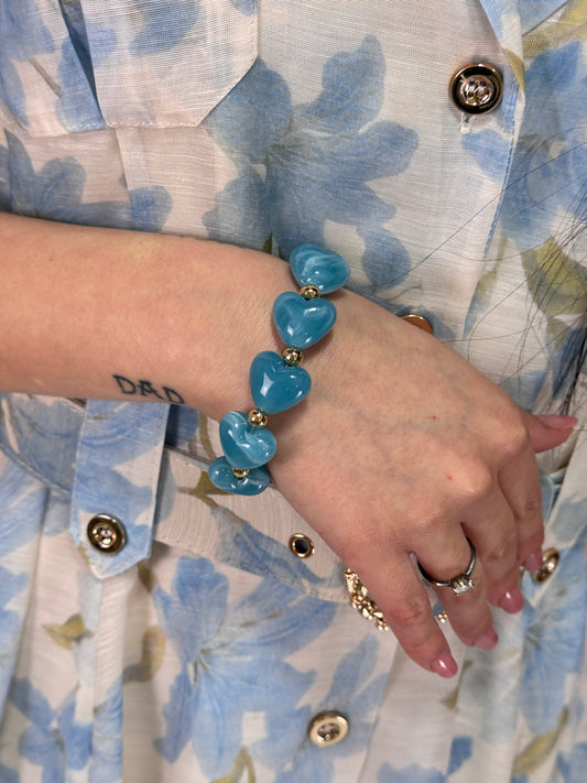 BRACCIALE DORI AZZURRO