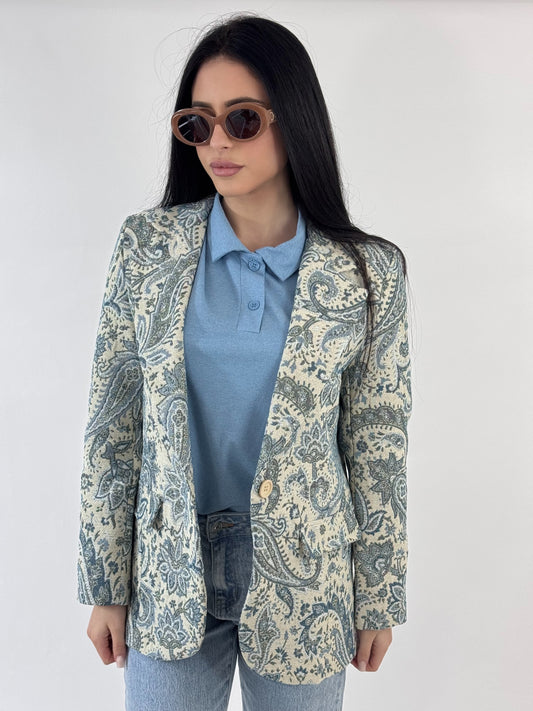 BLAZER MAGGIE AZZURRO
