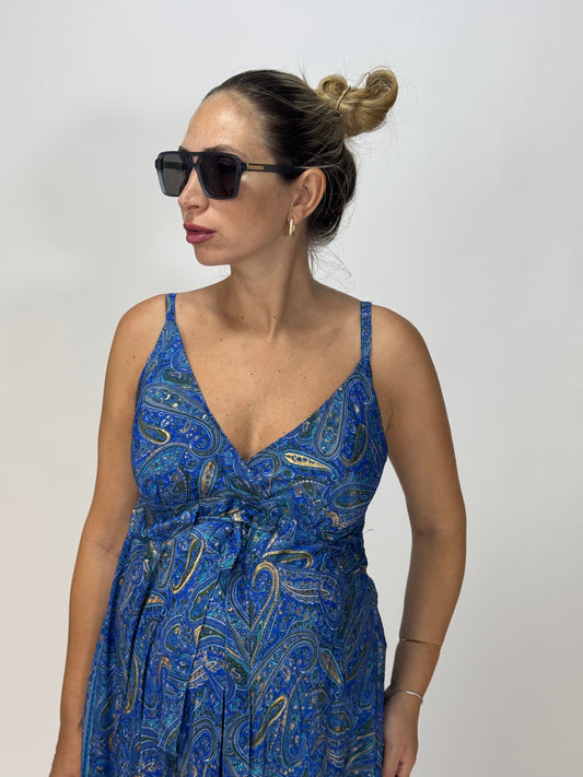 VESTITO ROSANNE BLU