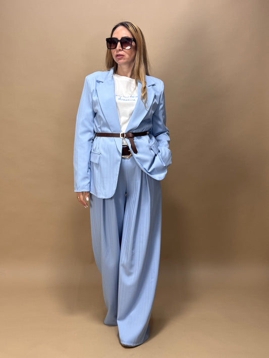 COORDINATO CLELIA AZZURRO