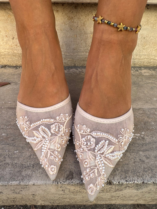 DECOLLETE RICAMI IN PERLINE