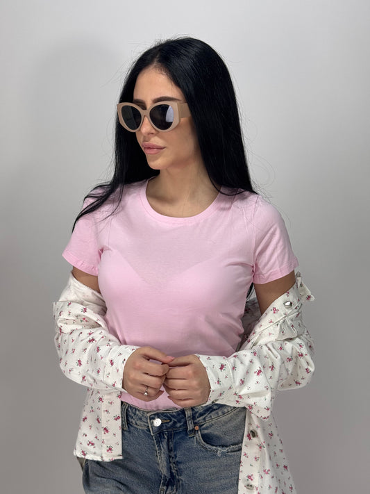 T-SHIRT BASIC ROSA