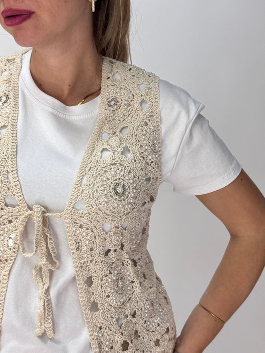 GILET COACHELLA BEIGE
