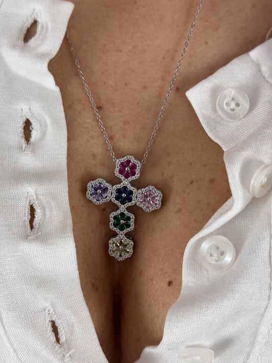 COLLANA CROCE FELICIA