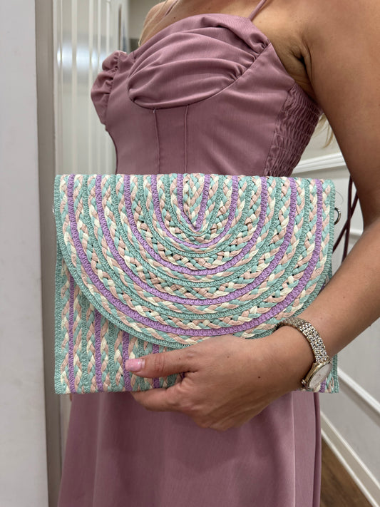 POCHETTE TRECCE LILLA