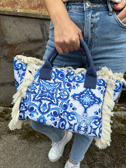 BORSA VIETRI BLU