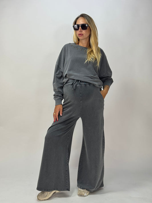 COORDINATO SPORTY GRIGIO