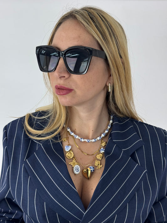 COLLANA CUORI DI MAIOLICHE