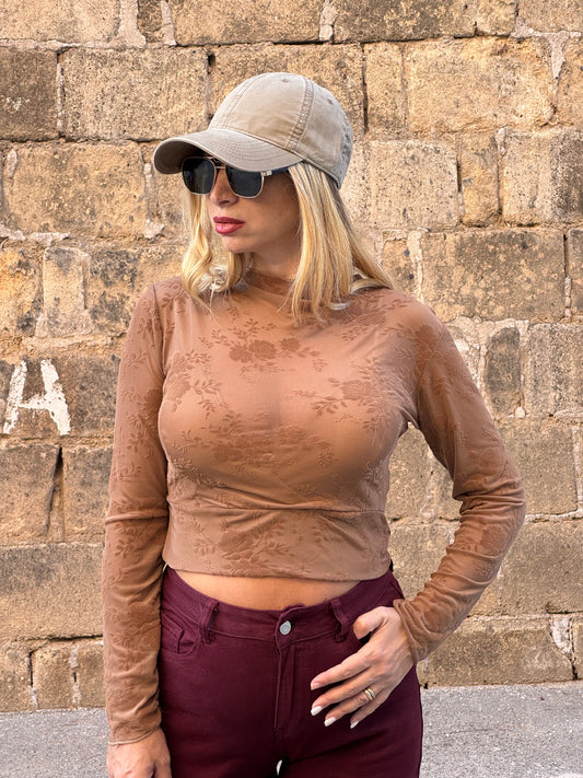 MAGLIETTINA MOLLY CAMEL
