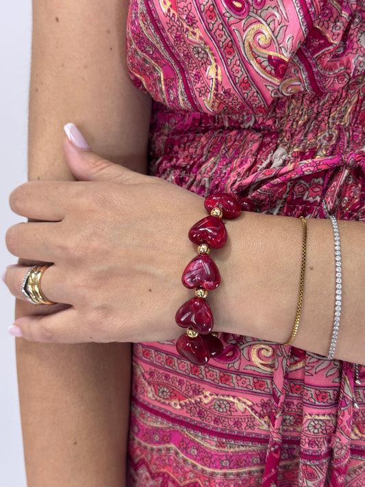 BRACCIALE DORI BORDEAUX