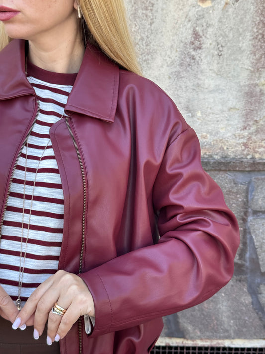 GIUBBOTTO DOROTHY BORDEAUX