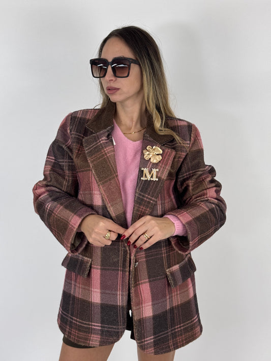 BLAZER ALEXANDRA MARRONNE/ROSA
